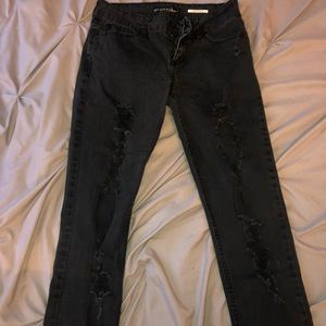 Black Lovesick ripped jeans. Size 7